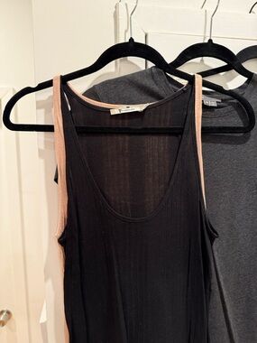 T by Alexander Wang set of 2 tank tops gap allsaints everlane atm aritzia TNA